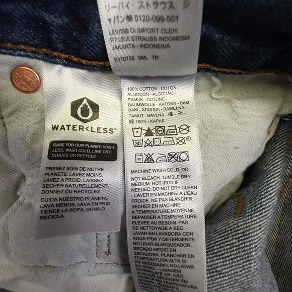 Levis 501 Jeans Mens 38x32 Blue Original Fit Button Fly Medium Wash Denim 35x29